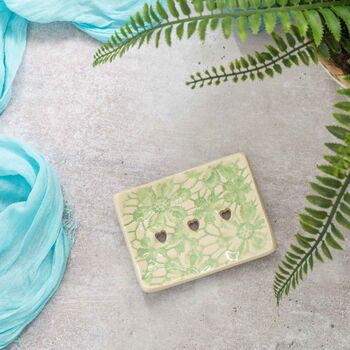 Natural Soap And Ceramic Soap Dish Gift Set, 7 of 9