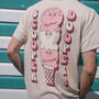 Scooper Dooper Men's Ice Cream Graphic T Shirt, thumbnail 1 of 4