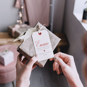 Classic Personalised Christmas Gift Tag, 4 of 5