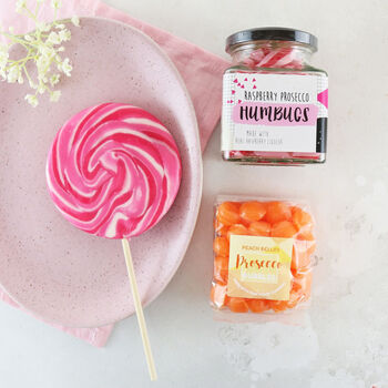 Prosecco Lover's Sweets And Lollipop Bundle By Holly's Lollies ...