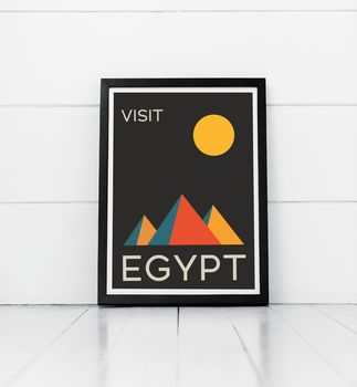 'Visit Egypt' Vintage Inspired Travel Art Print, 2 of 2