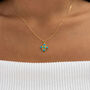 Turquoise And Mini Pearls Pendant Necklace, thumbnail 1 of 4