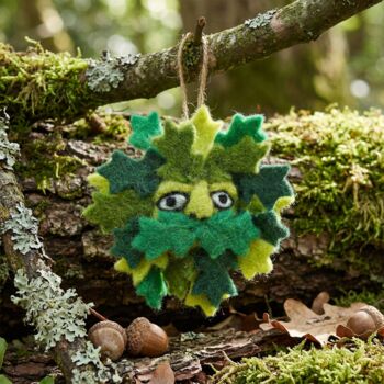Green Man Fair Trade Handmade Felt, 3 of 3