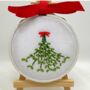 Diy Christmas Mistletoe Decoration/Embroidery Kit, thumbnail 11 of 11
