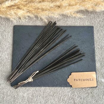 Patchouli Incense Sticks Hand Rolled With Essential Oil, 3 of 5