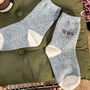 Women's Cosy Boot Socks Personalised, thumbnail 1 of 4