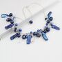 Unusual Assorted Pearl Necklace On Sterling Silver Chain, thumbnail 5 of 12