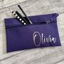 Personalised Metallic Child's Name School Pencil Case, thumbnail 1 of 4