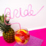 Rose Gold Bride Straw ~ Bride Hen Party Drinking Straw, thumbnail 7 of 7