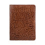Luxury Leather A4 Conference Folder.'The Dimaro Croco', thumbnail 3 of 9