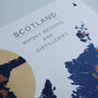 Scotland Whisky Regions And Distillery Map, thumbnail 2 of 10