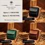 Personalised Vegan Leather Watch Case, Travel Watch Roll In Green, Brown Or Black, thumbnail 3 of 10