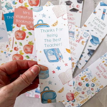 Personalised Teacher Bookmark, 2 of 11