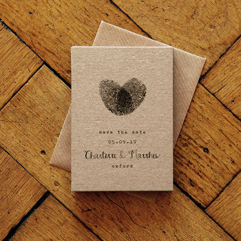 Fingerprint And Calligraphy Wedding Invitation Suite, 6 of 10