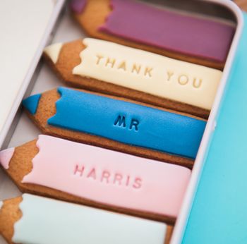 Personalised Pencil Biscuits, 7 of 8