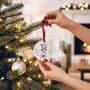 Personalised Reindeer Tree Ornament, thumbnail 1 of 2