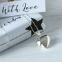 Personalised Sterling Silver Heart Locket On Ball Chain, thumbnail 3 of 12