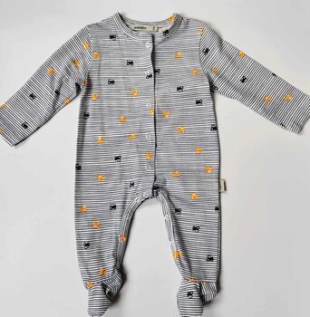 New Baby Boy Tractor Baby Onesie Gift Set, 5 of 8