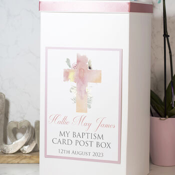 Personalised Christening Cross Guest Book, 4 of 4