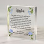 Personalised Leaving Gift Acrylic Block Keepsake, thumbnail 1 of 2