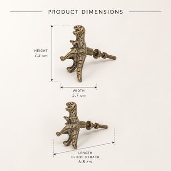 Dino Charm Drawer Knob, 6 of 9