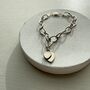 Double Love Heart Bracelet For Valentines, thumbnail 1 of 5