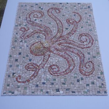 Red Octopus Marble Mosaic, 5 of 5