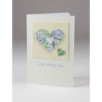Lost Without You Personalised Card, 2 of 3