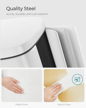 Kitchen Bin 30 L Pedal Trash Can Soft Close Lid, 4 of 9