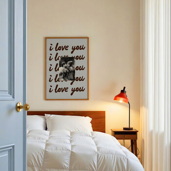 I Love You Personalised Photo Print, 3 of 12