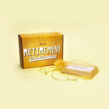 Personalised Retirement Gift Challenges Game, 3 of 4