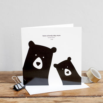 Build Your Own Mum Bear Birthday Card, 2 of 7