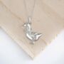 Mother Goose Necklace In Sterling Silver, thumbnail 3 of 9