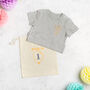 Embroidered Birthday T Shirt With Personalised Bag, thumbnail 2 of 10