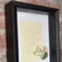 Literary 1st Anniversary Personalised Rose In Frame, thumbnail 3 of 6