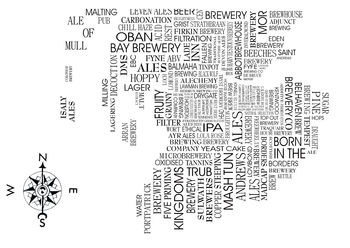Scottish Beer Word Map, 4 of 4