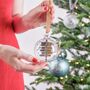 Family Signpost Foiled Bauble, thumbnail 2 of 6
