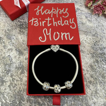 June Birthstone Charm Birthday Anniversary Silver Gift, 2 of 7