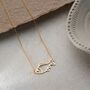 Sterling Silver Fish Necklace, thumbnail 1 of 10