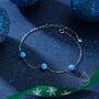 Floating Opal Bracelet In Sterling Silver, thumbnail 2 of 11