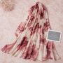 Mother's Day Peony Print Scarf, thumbnail 1 of 6
