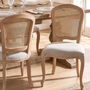 Set Of Two Loire Rattan Back Dining Chairs, thumbnail 1 of 2