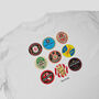 Sunderland Football Beer Mats Oversized T Shirt, thumbnail 2 of 11