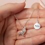 Personalised Racing Pigeon Sterling Silver Necklace, thumbnail 1 of 9