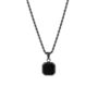 Black And Silver Onyx Pendant Necklace, thumbnail 12 of 12