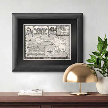 Lindisfarne Map Hand Drawn Fine Art Print, 2 of 12