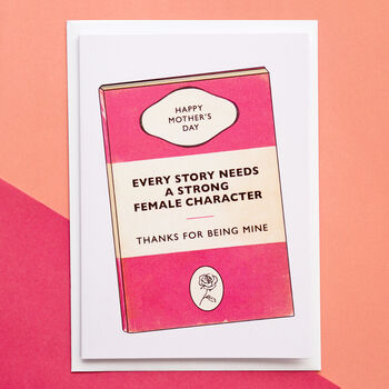 Literary Themed Mother's Day Card, 5 of 5
