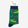 Men's Golf Bamboo Socks Putting Green, thumbnail 4 of 4