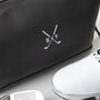 Personalised Pu Leather Golf Motif Shoe Bag, thumbnail 3 of 5