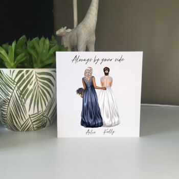 To My Best Friend On Her Wedding Day Card, 7 of 9